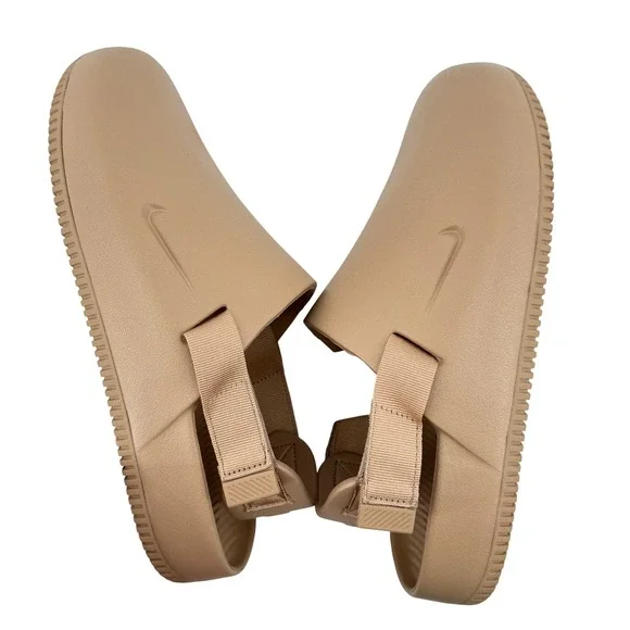Nike Calm Mule Slide Hemp Tan Men 10/Women 11 FD5130-200 Removable Strap New - Picture 7 of 10